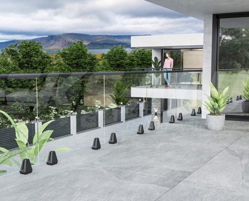Balustrade sticlă proiect